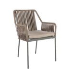 Sodo baldų komplektas ANDROS stalas ir 6 kėdės - Image 4