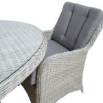 Sodo baldų komplektas ASCOT stalas ir 6 kėdės - Image 7