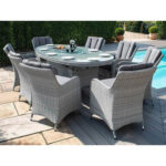 Sodo baldų komplektas ASCOT stalas ir 6 kėdės - Image 10