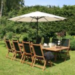 Sodo baldų komplektas FUTURE stalas, 6 kėdės - Image 3