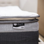 Lova SANDRA 160x200 cm, su čiužiniu HARMONY TOP, šviesiai pilka - Image 3