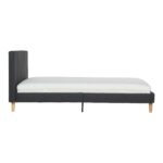 Lova JUNO 90x200cm, su čiužiniu KUKKA DUO 11 ZONE, pilka - Image 4