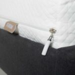 Lova JUNO 90x200 cm, su čiužiniu KUKA DUO KID, pilka - Image 9