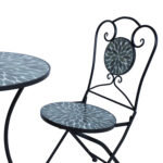 Balkono komplektas MIRT stalas ir 2 kėdės, žalias - Image 4