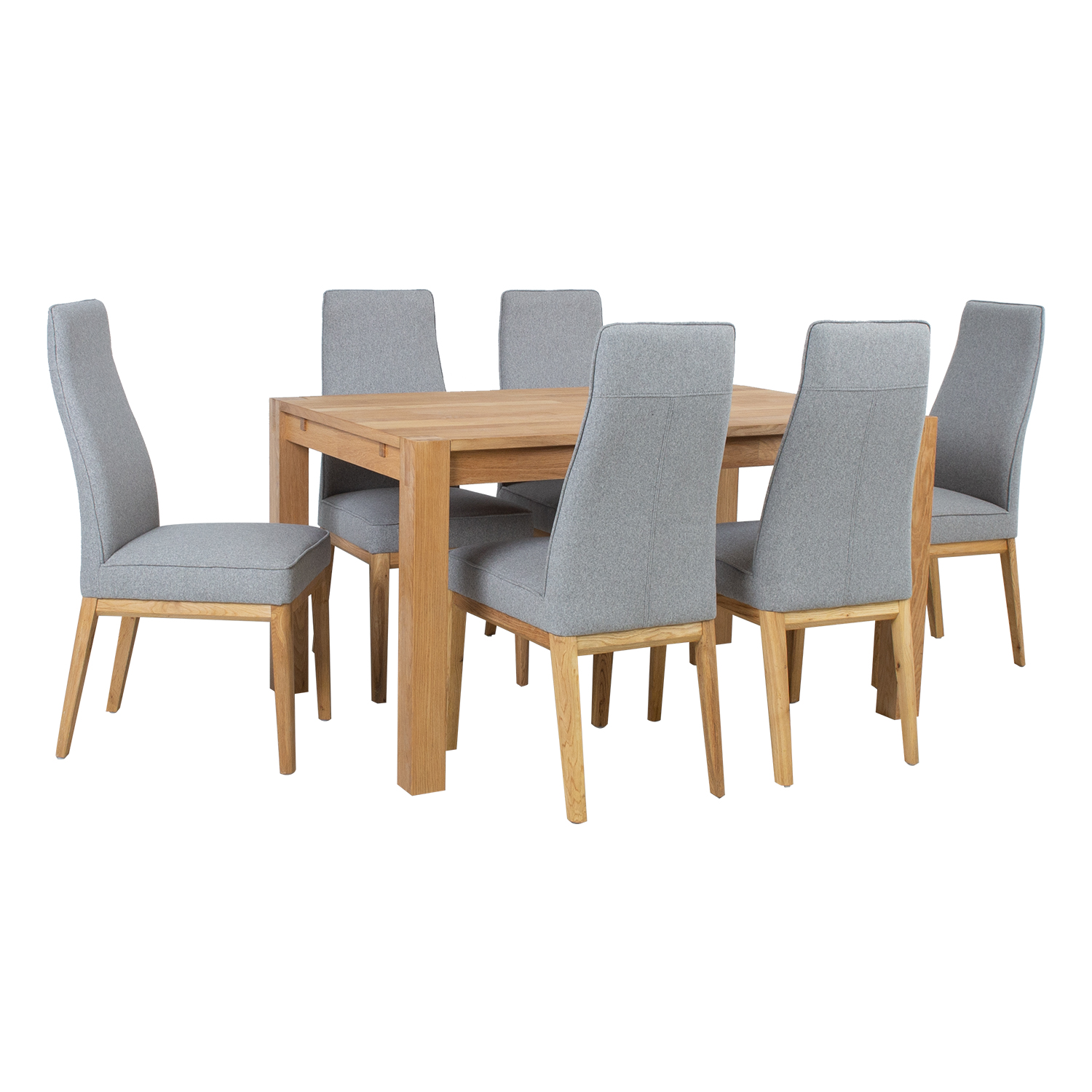 K840293 Valgomojo komplektas CHICAGO NEW stalas ir 6 kėdės - Image 1