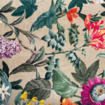 Stalo kilimėlis AMAZONIA 43x116cm, smėlio spalvos gėlių - Image 2