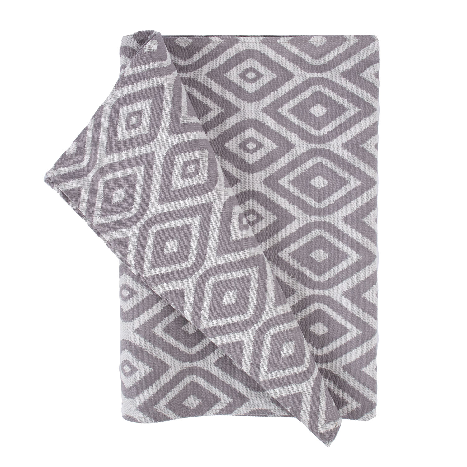 P0003351 Stalo kilimėlis HOLLY OUTDOOR 43x116cm, pilkas rombas - Image 1