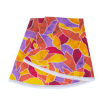 Stalo kilimėlis LONETA NEW D170cm, raudoni lapai