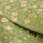 Stalo kilimėlis GLORY 2, 45x150 cm, auksiniai ornamentai - Image 2