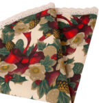 Stalo kilimėlis ŽIEMOS GĖLĖS D70cm, kaspinai - Image 2