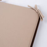 Pagalvėlė MY COTTON kėdei 39x39cm, šviesiai smėlio spalvos - Image 2