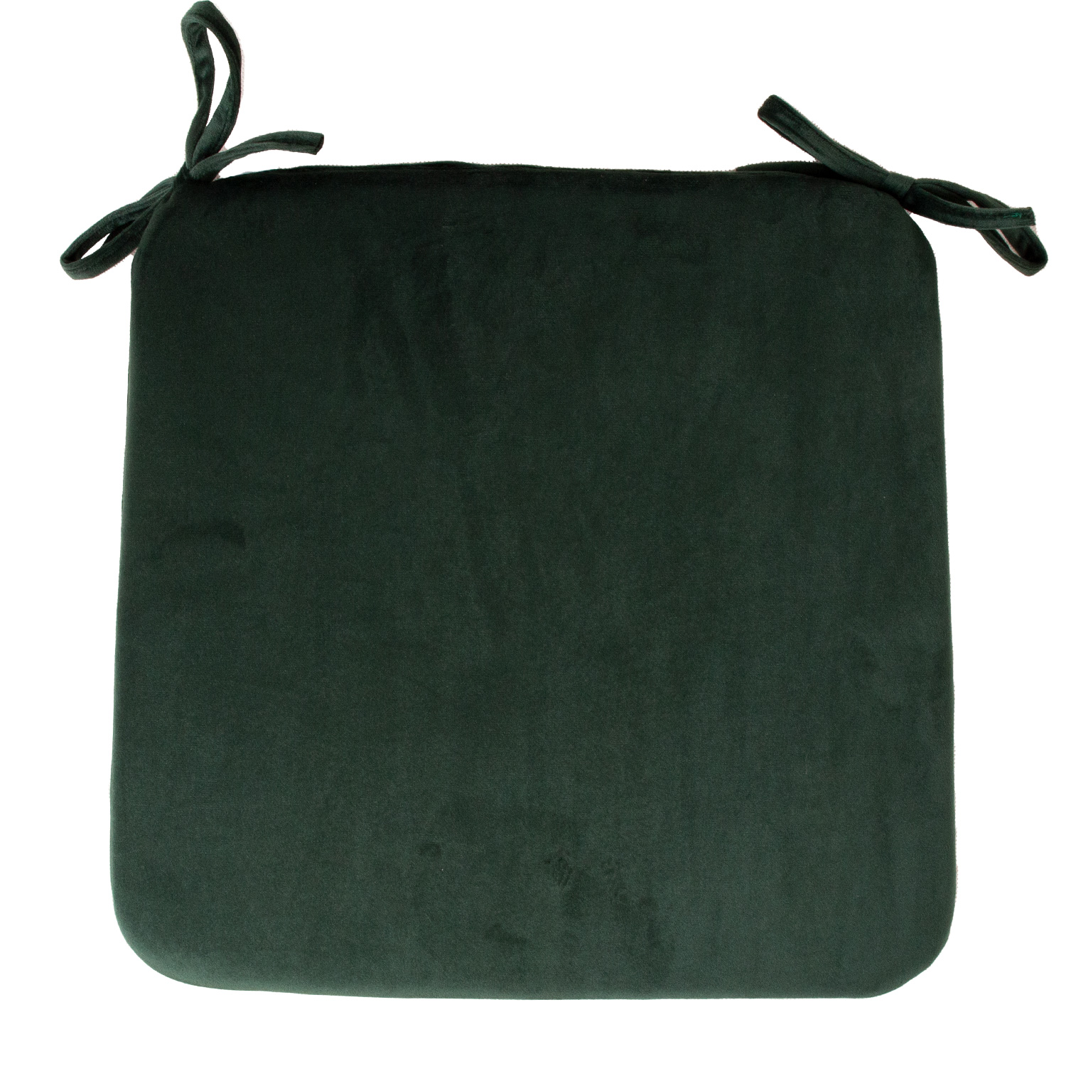 P0005287 Kėdės kilimėlis VELVET 39x39cm, tamsiai žalias - Image 1