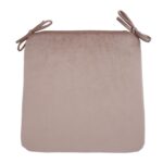 Pagalvėlė VELVET 2, skirta kėdei 39x39cm, smėlio spalvos