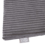 Pagalvėlė HYPER kėdei 45/41x40cm, tamsiai pilka - Image 2