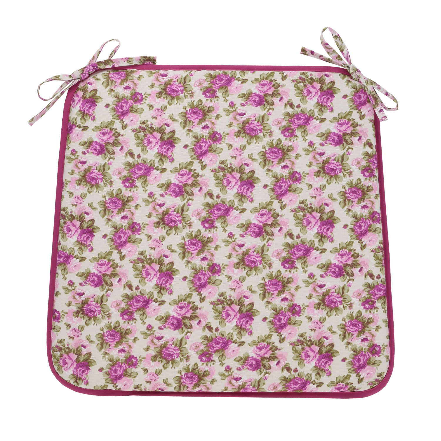 P0005477 Pagalvėlė LONETA NEW kėdei 39x39cm, violetinė rožinė - Image 1