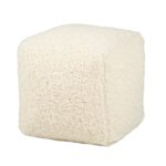 Pagalvė LARRY kubas, 25x25x25cm, natūralios baltos spalvos