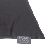 Pagalvė VELVET NEW 50x50cm, su užtrauktuku, pilka - Image 3