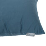 Pagalvė VELVET NEW 50x50cm, su užtrauktuku, pilkai mėlyna - Image 3