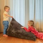 Pufas MINI 100x70x15/70cm, tamsiai pilkas - Image 4