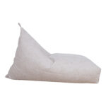 Pufas LEO 130x80x20/70cm, smėlio spalvos - Image 2