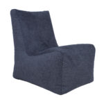 Pufas LORD 95x65x90/45cm, juodos spalvos