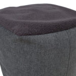 Kėdė LAMB BAG 55x55xH45cm, tamsiai pilka - Image 2