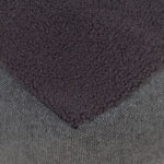 Taburetė LAMB BAG 80x80xH30cm, tamsiai pilka - Image 3