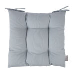 Pagalvėlė kėdei MY COTTON 40x40cm, šviesiai pilka
