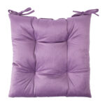 Pagalvėlė kėdei VELVET 2, 40x40cm, violetinė