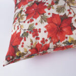 Pagalvėlė CHRISTMAS 45x45cm, puansetija - Image 2