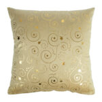 Pagalvė GLORY 2, 45x45cm, auksinės linijos
