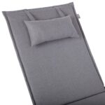 Pagalvėlė kėdei WICKER 55x195x3cm, pilka - Image 2