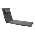 Paklotų kėdžių kilimėlis WICKER 55x195xH3cm, tamsiai pilkos spalvos