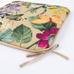 Kėdės pagalvėlė AMAZONIA 39x39cm, smėlio spalvos, gėlėta - Image 2