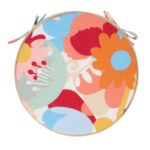 Pagalvėlė kėdei NORDIC FLOWER D38x2,5cm