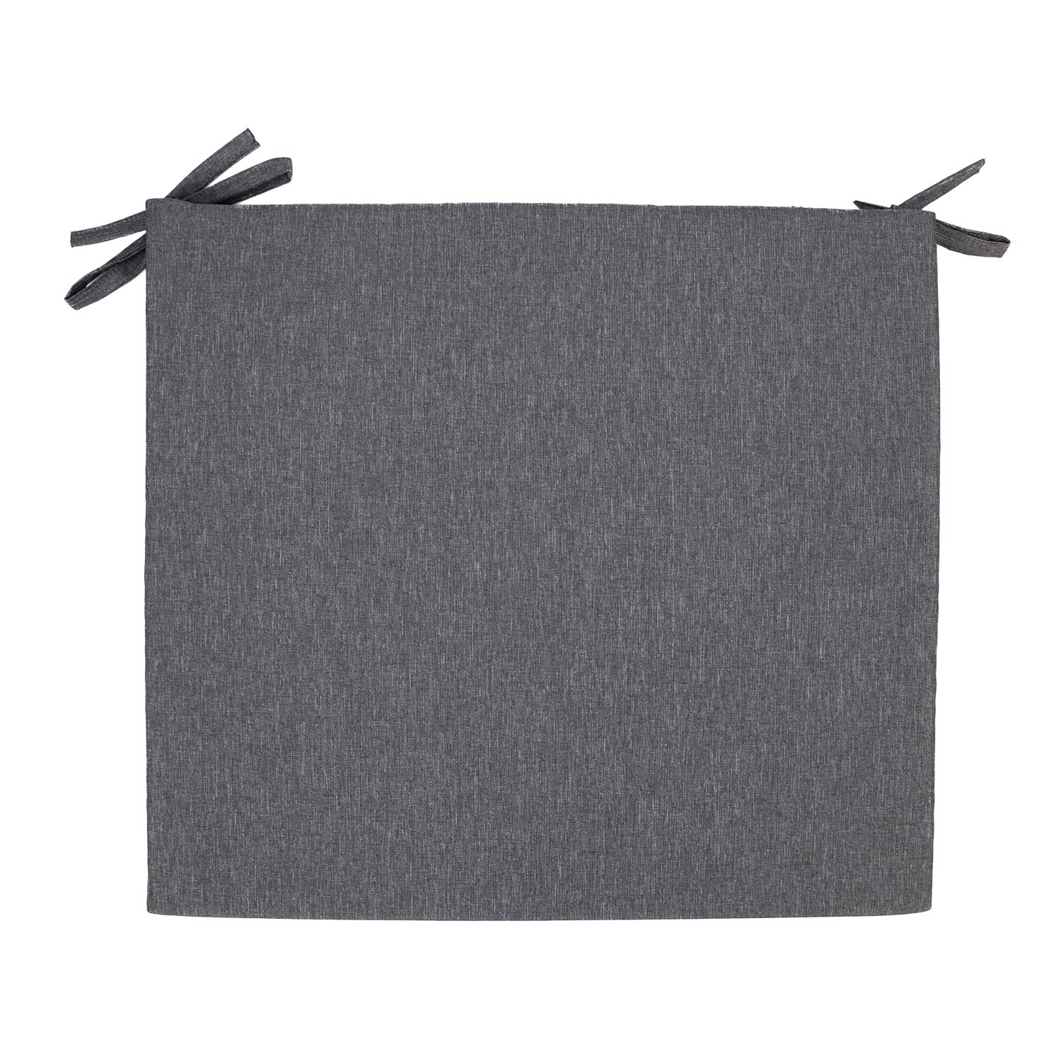 T0470340 Pagalvėlė SUMMER kėdei 38x43cm, tamsiai pilka - Image 1