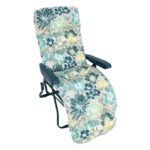 Pagalvėlė kėdei BADEN-BADEN 48x165cm, šviesiai gėlėta - Image 2