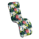 Pagalvėlė kėdei BADEN-BADEN 48x165cm, tamsiai gėlėta