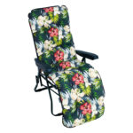 Pagalvėlė kėdei BADEN-BADEN 48x165cm, tamsiai gėlėta - Image 3