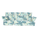 Pagalvėlės sūpynės ROMA 108x56x10cm, šviesiai gėlėtos, 3 vnt. - Image 2