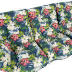 Pagalvėlės sūpynės ROMA 108x56x10cm, tamsiai gėlėtos, 3 vnt. - Image 2