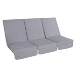 Pagalvėlės sūpynės MONTREAL 114x52x9cm, pilkos spalvos, 3 vnt. - Image 2