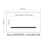 Sūpynės MONTREAL-2, 160x190 cm - Image 2