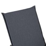 Pagalvėlė kėdei SUMMER 55x190x5 cm, tamsiai pilka - Image 2