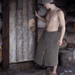 Rankšluostis RENTO BROWN 70x145cm - Image 7