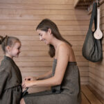 Sarongas RENTO BROWN 85x145cm - Image 8