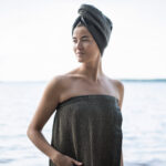 Sarongas RENTO BROWN 85x145cm - Image 10