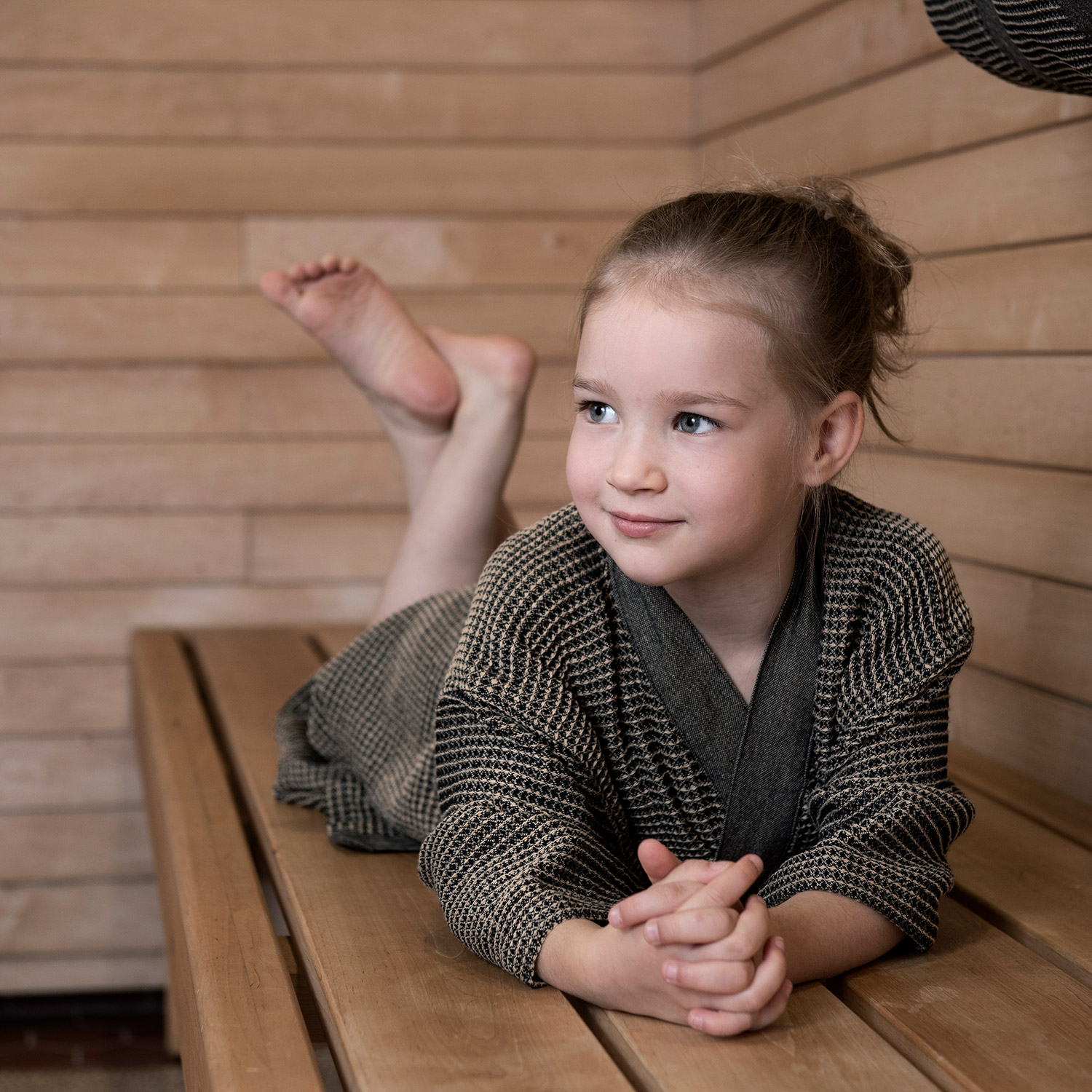 TA600867_04 Vonios chalatas RENTO BROWN, vaikiškas L/XL - Image 1