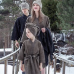 Vonios chalatas RENTO BROWN, vaikiškas L/XL - Image 2