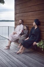 Vonios chalatas RENTO BEIGE, L/XL - Image 8